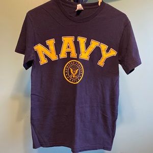 Delta Pro Weight Small Navy Tee EUC